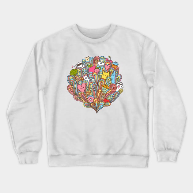 Doodle dream Crewneck Sweatshirt by kostolom3000